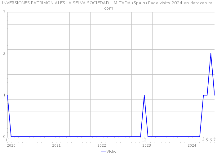 INVERSIONES PATRIMONIALES LA SELVA SOCIEDAD LIMITADA (Spain) Page visits 2024 