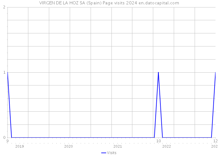 VIRGEN DE LA HOZ SA (Spain) Page visits 2024 