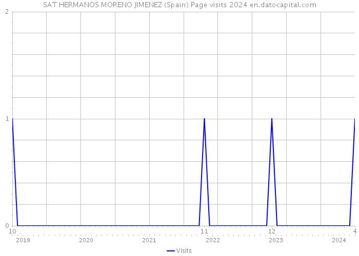 SAT HERMANOS MORENO JIMENEZ (Spain) Page visits 2024 