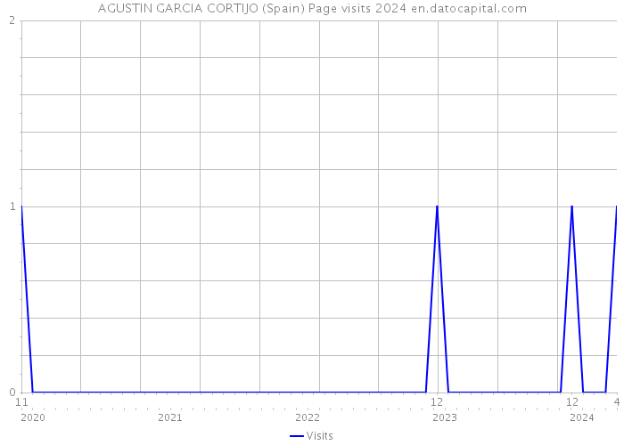 AGUSTIN GARCIA CORTIJO (Spain) Page visits 2024 