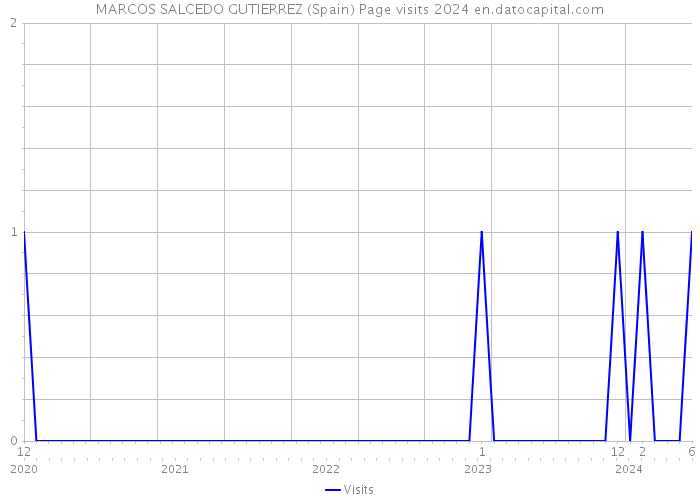 MARCOS SALCEDO GUTIERREZ (Spain) Page visits 2024 