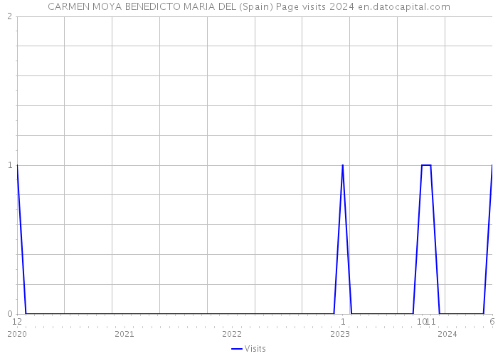 CARMEN MOYA BENEDICTO MARIA DEL (Spain) Page visits 2024 