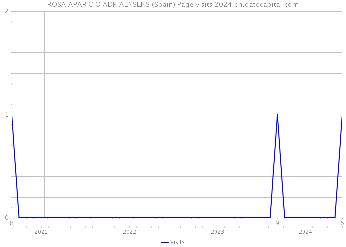 ROSA APARICIO ADRIAENSENS (Spain) Page visits 2024 