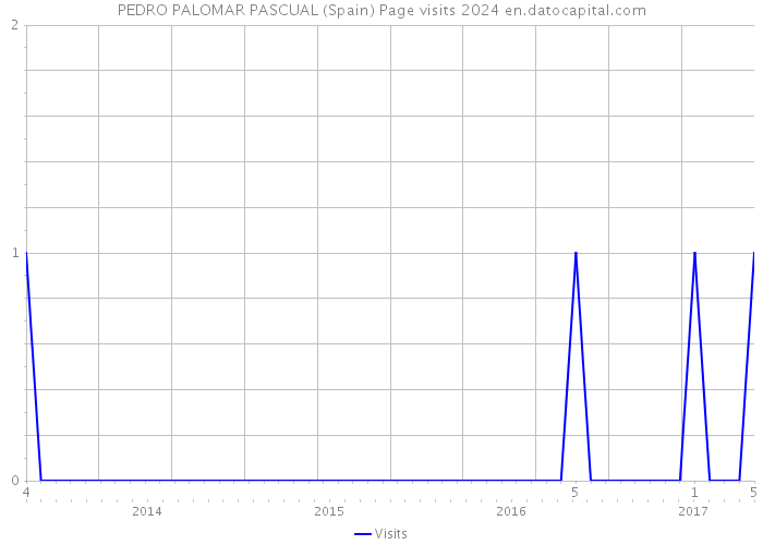 PEDRO PALOMAR PASCUAL (Spain) Page visits 2024 