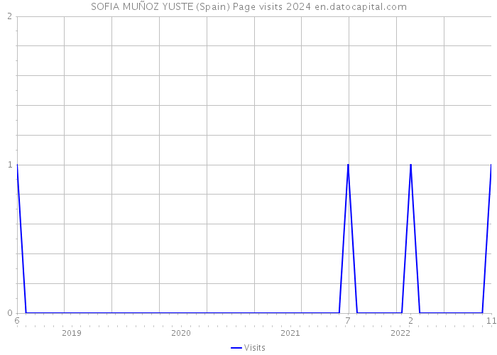 SOFIA MUÑOZ YUSTE (Spain) Page visits 2024 