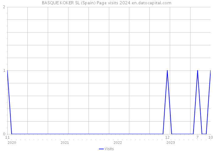 BASQUE KOKER SL (Spain) Page visits 2024 