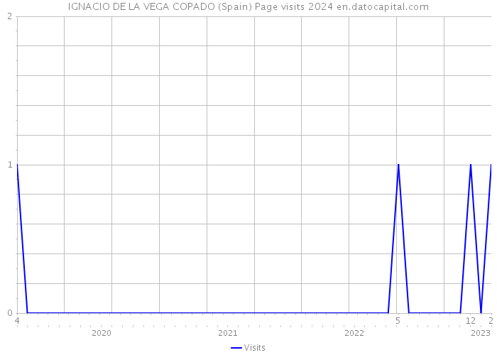 IGNACIO DE LA VEGA COPADO (Spain) Page visits 2024 