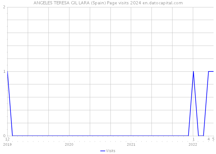 ANGELES TERESA GIL LARA (Spain) Page visits 2024 