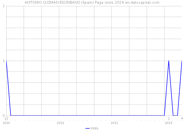 ANTONIO GUZMAN ESCRIBANO (Spain) Page visits 2024 