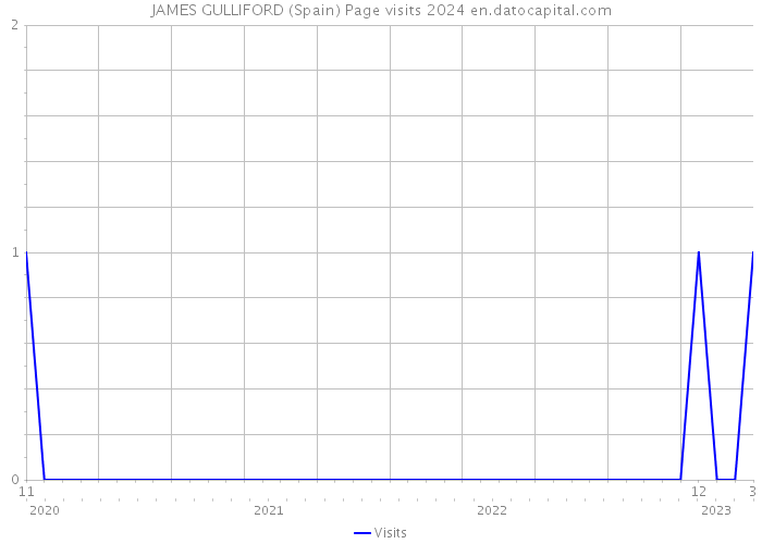 JAMES GULLIFORD (Spain) Page visits 2024 