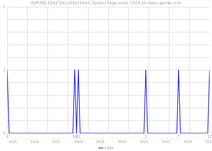 RAFAEL DIAZ SALGADO DIAZ (Spain) Page visits 2024 