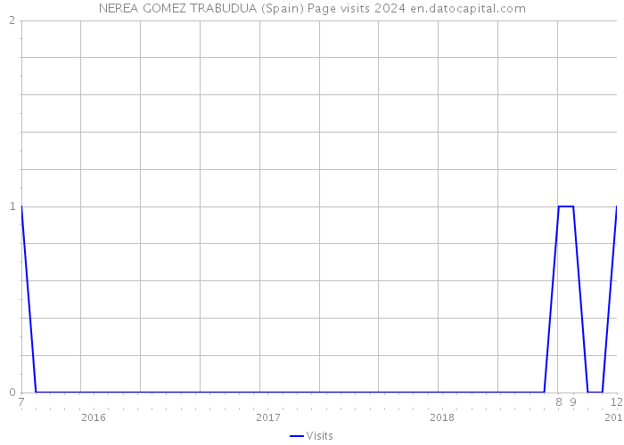 NEREA GOMEZ TRABUDUA (Spain) Page visits 2024 