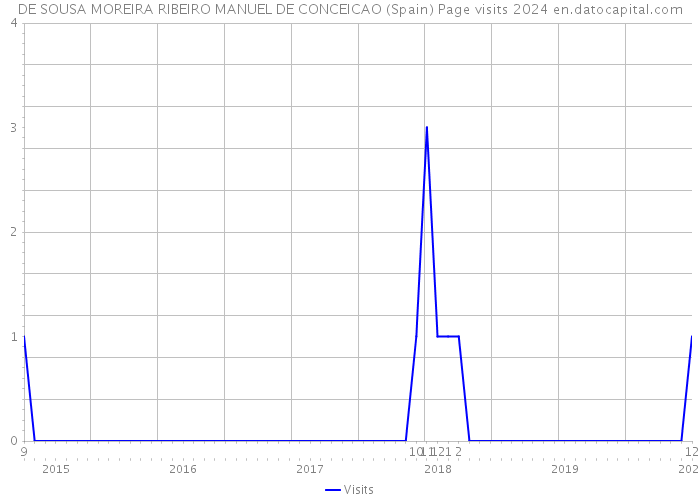 DE SOUSA MOREIRA RIBEIRO MANUEL DE CONCEICAO (Spain) Page visits 2024 