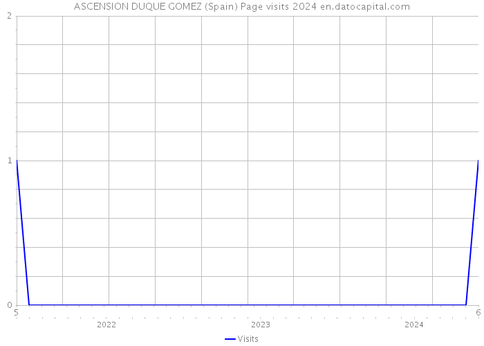ASCENSION DUQUE GOMEZ (Spain) Page visits 2024 