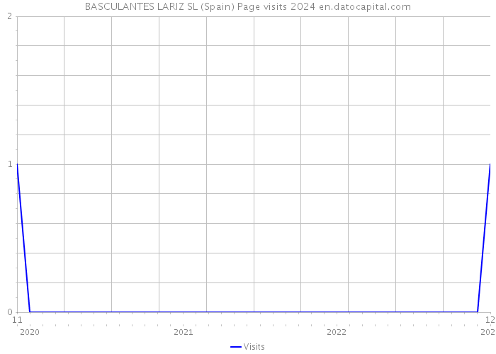 BASCULANTES LARIZ SL (Spain) Page visits 2024 