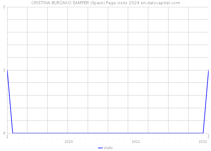 CRISTINA BURZAKO SAMPER (Spain) Page visits 2024 