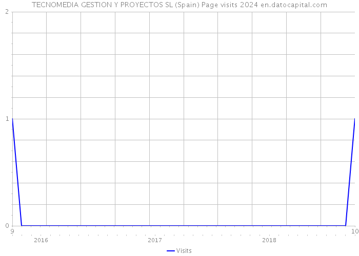 TECNOMEDIA GESTION Y PROYECTOS SL (Spain) Page visits 2024 