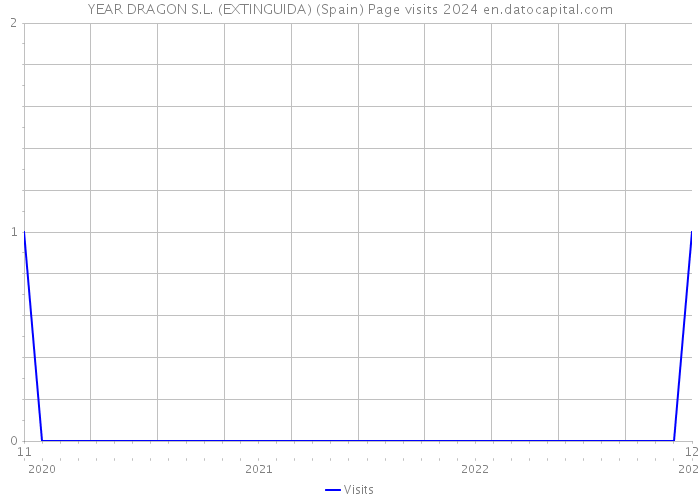 YEAR DRAGON S.L. (EXTINGUIDA) (Spain) Page visits 2024 