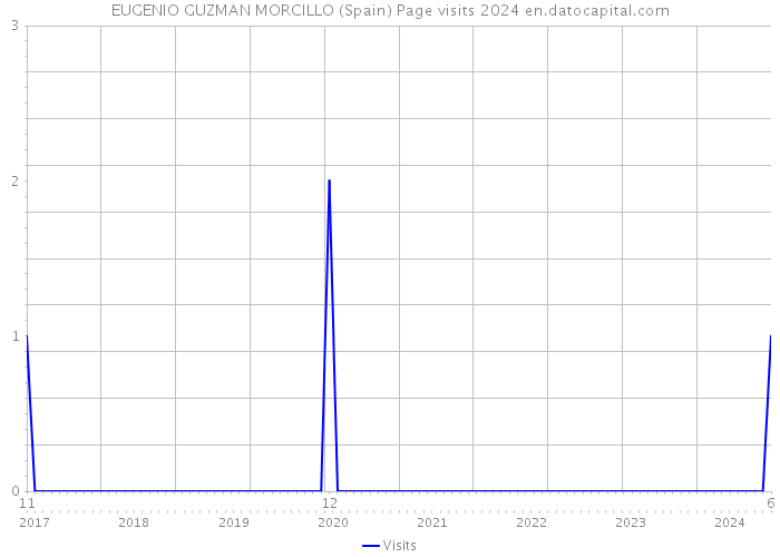 EUGENIO GUZMAN MORCILLO (Spain) Page visits 2024 