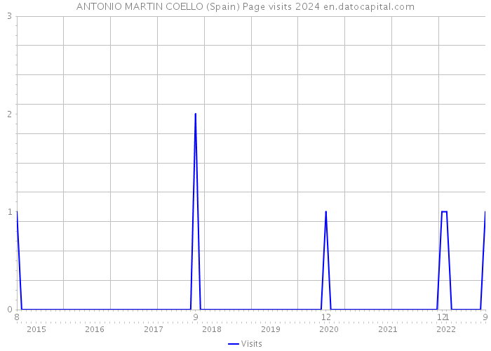 ANTONIO MARTIN COELLO (Spain) Page visits 2024 