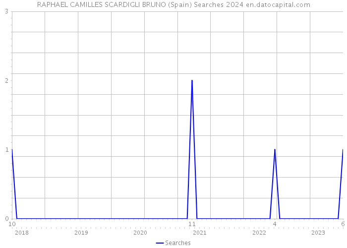 RAPHAEL CAMILLES SCARDIGLI BRUNO (Spain) Searches 2024 