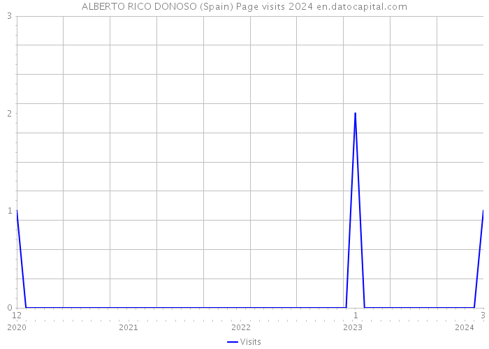 ALBERTO RICO DONOSO (Spain) Page visits 2024 