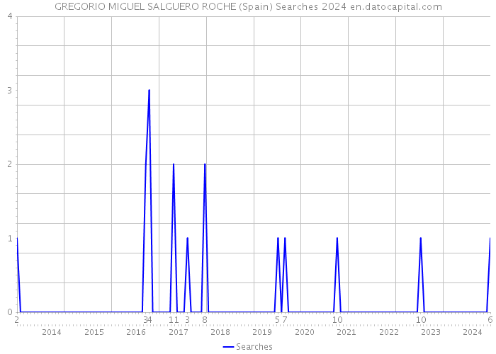 GREGORIO MIGUEL SALGUERO ROCHE (Spain) Searches 2024 