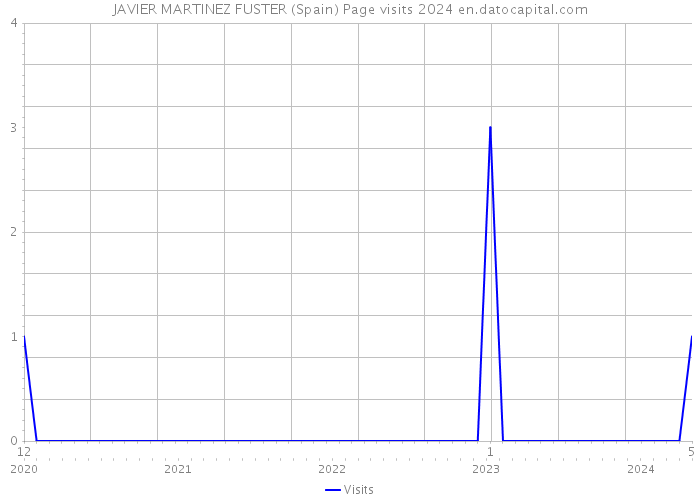 JAVIER MARTINEZ FUSTER (Spain) Page visits 2024 