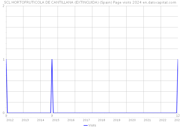 SCL HORTOFRUTICOLA DE CANTILLANA (EXTINGUIDA) (Spain) Page visits 2024 