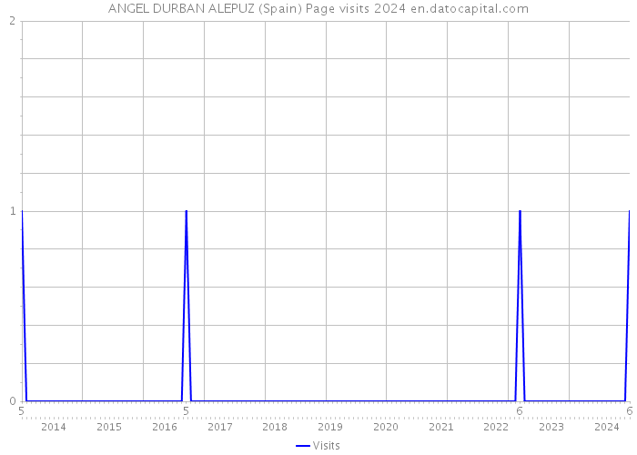 ANGEL DURBAN ALEPUZ (Spain) Page visits 2024 