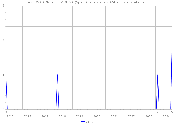 CARLOS GARRIGUES MOLINA (Spain) Page visits 2024 