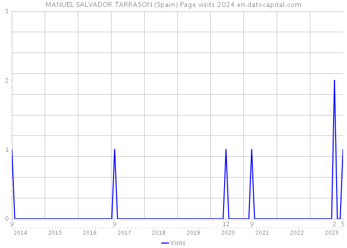 MANUEL SALVADOR TARRASON (Spain) Page visits 2024 