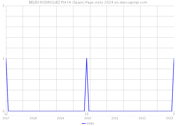 BELEN RODRIGUEZ PIAYA (Spain) Page visits 2024 