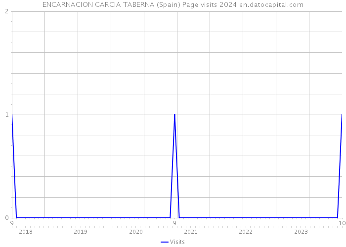 ENCARNACION GARCIA TABERNA (Spain) Page visits 2024 