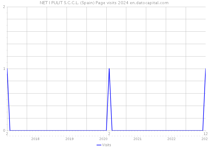 NET I PULIT S.C.C.L. (Spain) Page visits 2024 