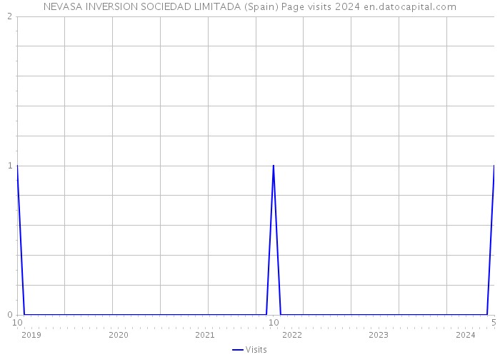 NEVASA INVERSION SOCIEDAD LIMITADA (Spain) Page visits 2024 