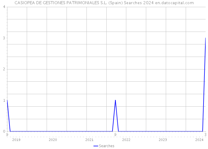 CASIOPEA DE GESTIONES PATRIMONIALES S.L. (Spain) Searches 2024 