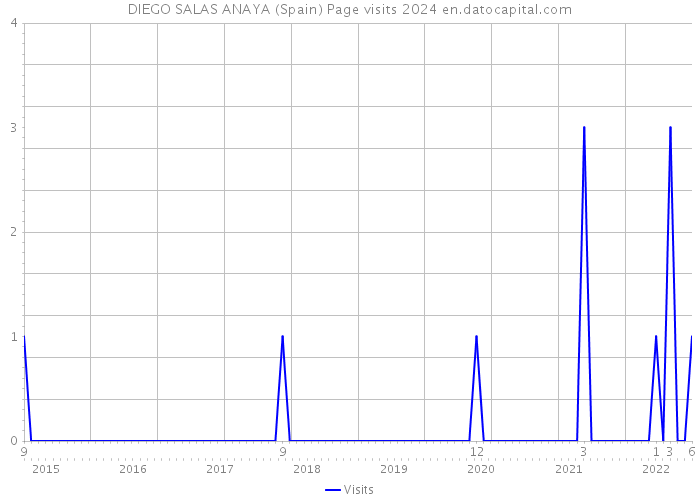 DIEGO SALAS ANAYA (Spain) Page visits 2024 