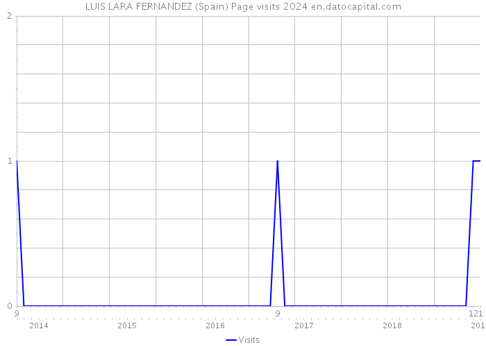 LUIS LARA FERNANDEZ (Spain) Page visits 2024 