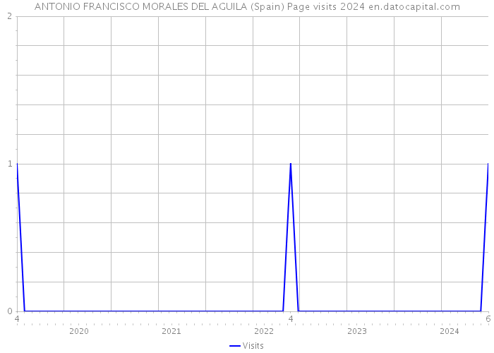 ANTONIO FRANCISCO MORALES DEL AGUILA (Spain) Page visits 2024 