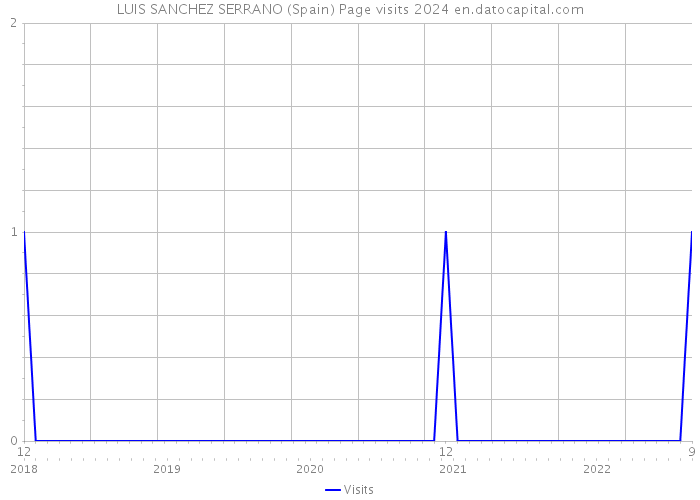LUIS SANCHEZ SERRANO (Spain) Page visits 2024 