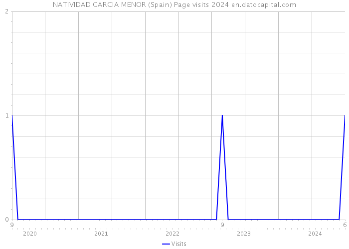 NATIVIDAD GARCIA MENOR (Spain) Page visits 2024 