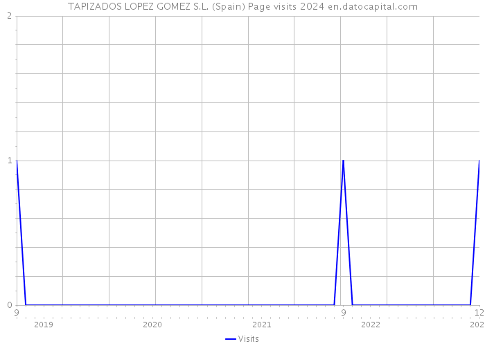 TAPIZADOS LOPEZ GOMEZ S.L. (Spain) Page visits 2024 