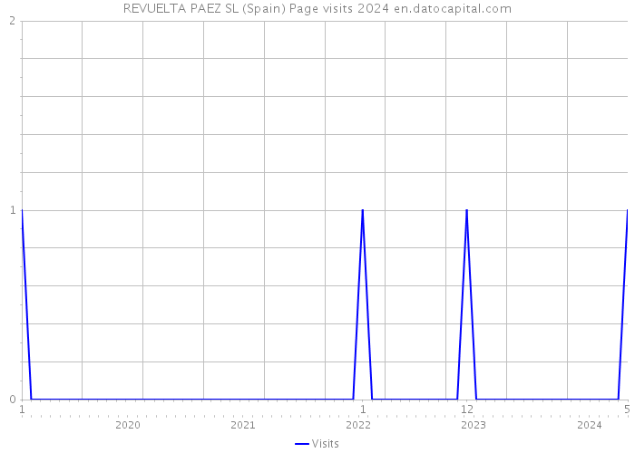 REVUELTA PAEZ SL (Spain) Page visits 2024 