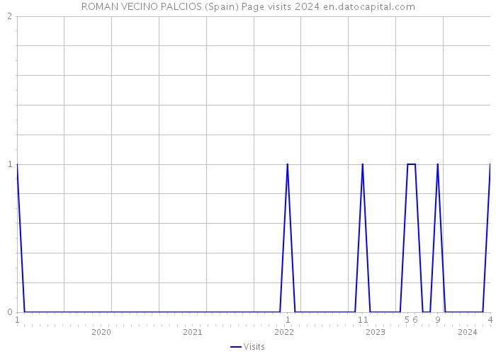 ROMAN VECINO PALCIOS (Spain) Page visits 2024 