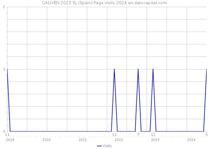 GALIVEN 2023 SL (Spain) Page visits 2024 