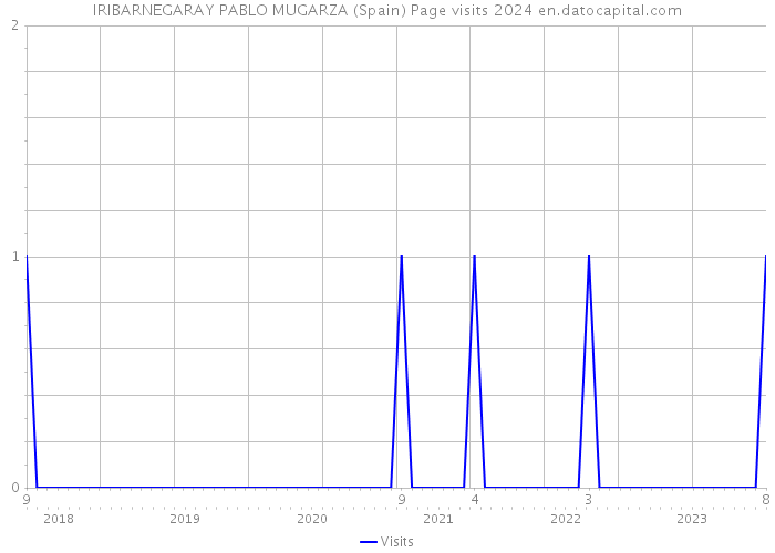 IRIBARNEGARAY PABLO MUGARZA (Spain) Page visits 2024 