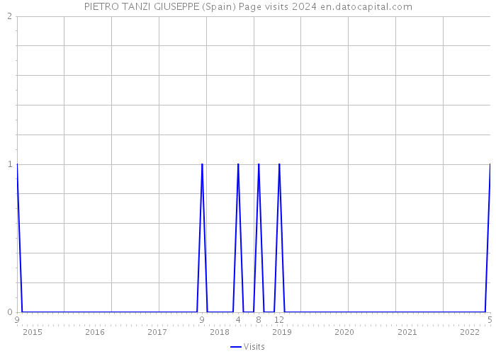 PIETRO TANZI GIUSEPPE (Spain) Page visits 2024 