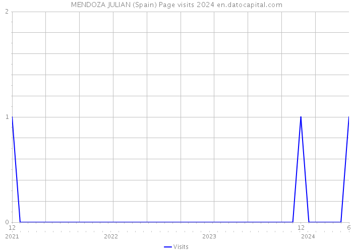 MENDOZA JULIAN (Spain) Page visits 2024 