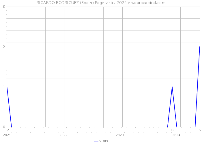 RICARDO RODRIGUEZ (Spain) Page visits 2024 